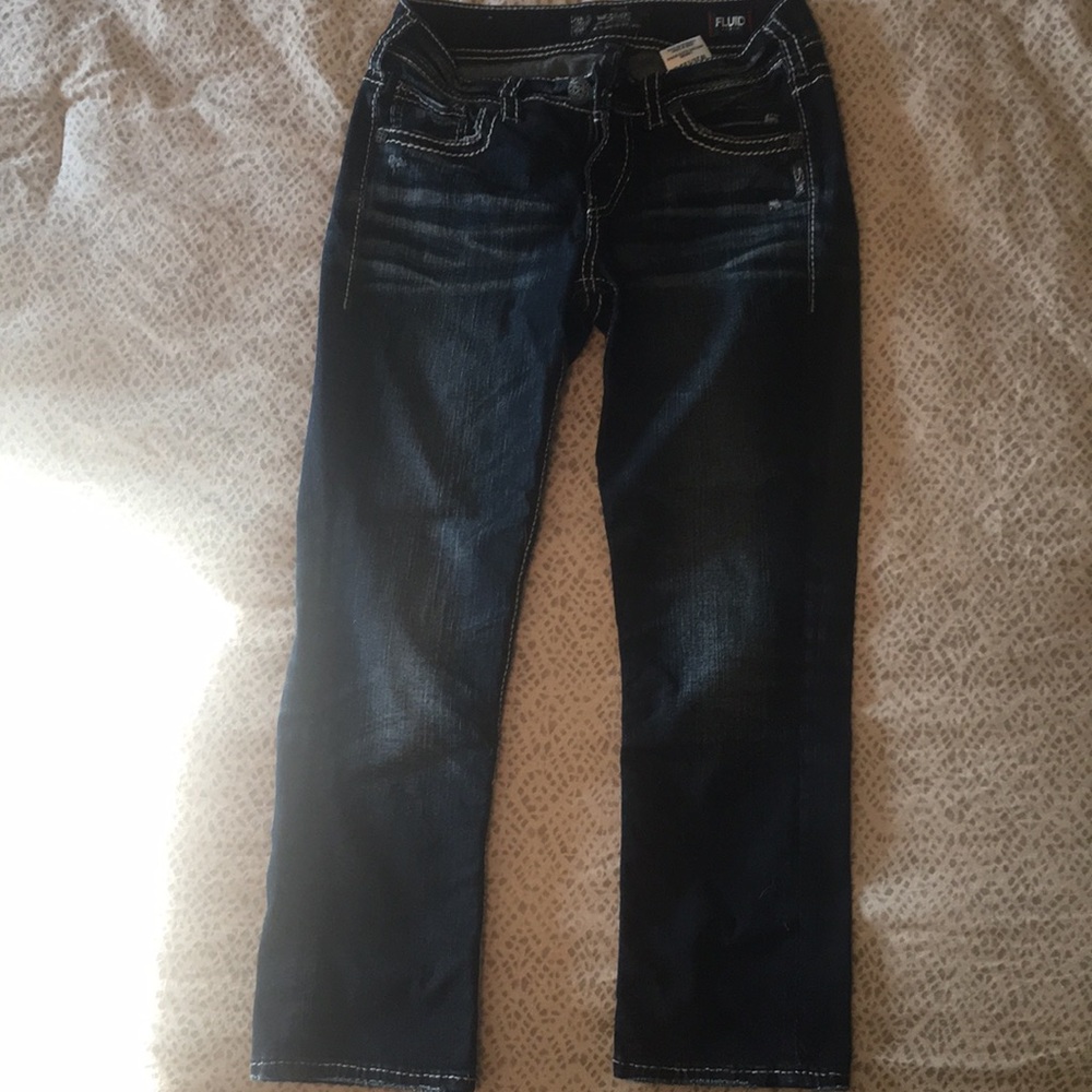 Silver Suki Mid Capri